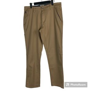 Weatherproof Original Vintage Straight Fit Pant Mens Size 34x30 Beige Outdoors N
